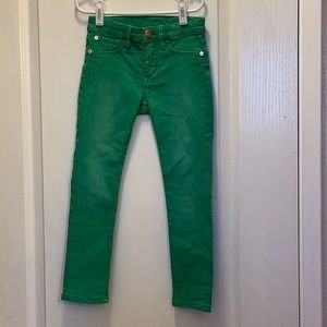 Like New, kids H&M green jeans size 5-6